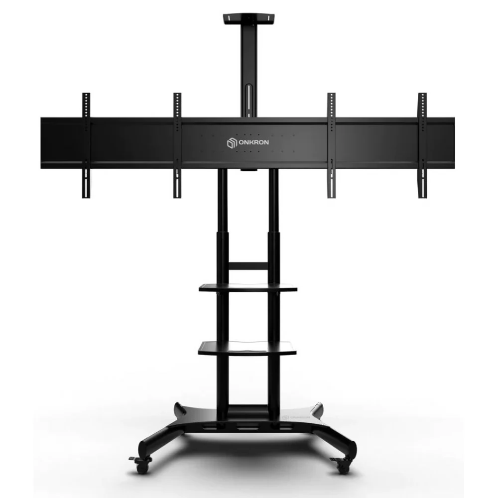 TV STAND TX40 Noir - TV Stand Support Triple écran 27 à 40 Pouces