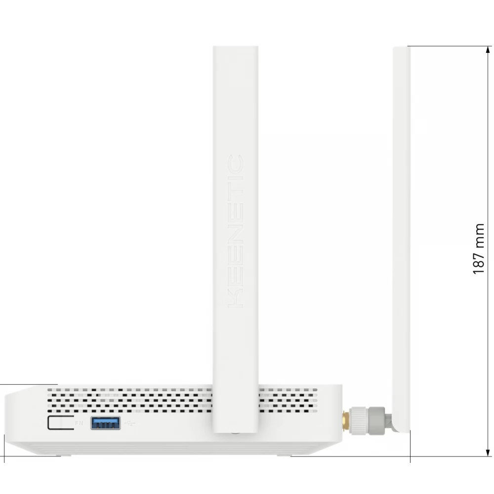 KEENETIC Hero 4G+ AX1800 Mesh Wi-Fi 6 Gigabit LTE modem router USB 3.0 ...