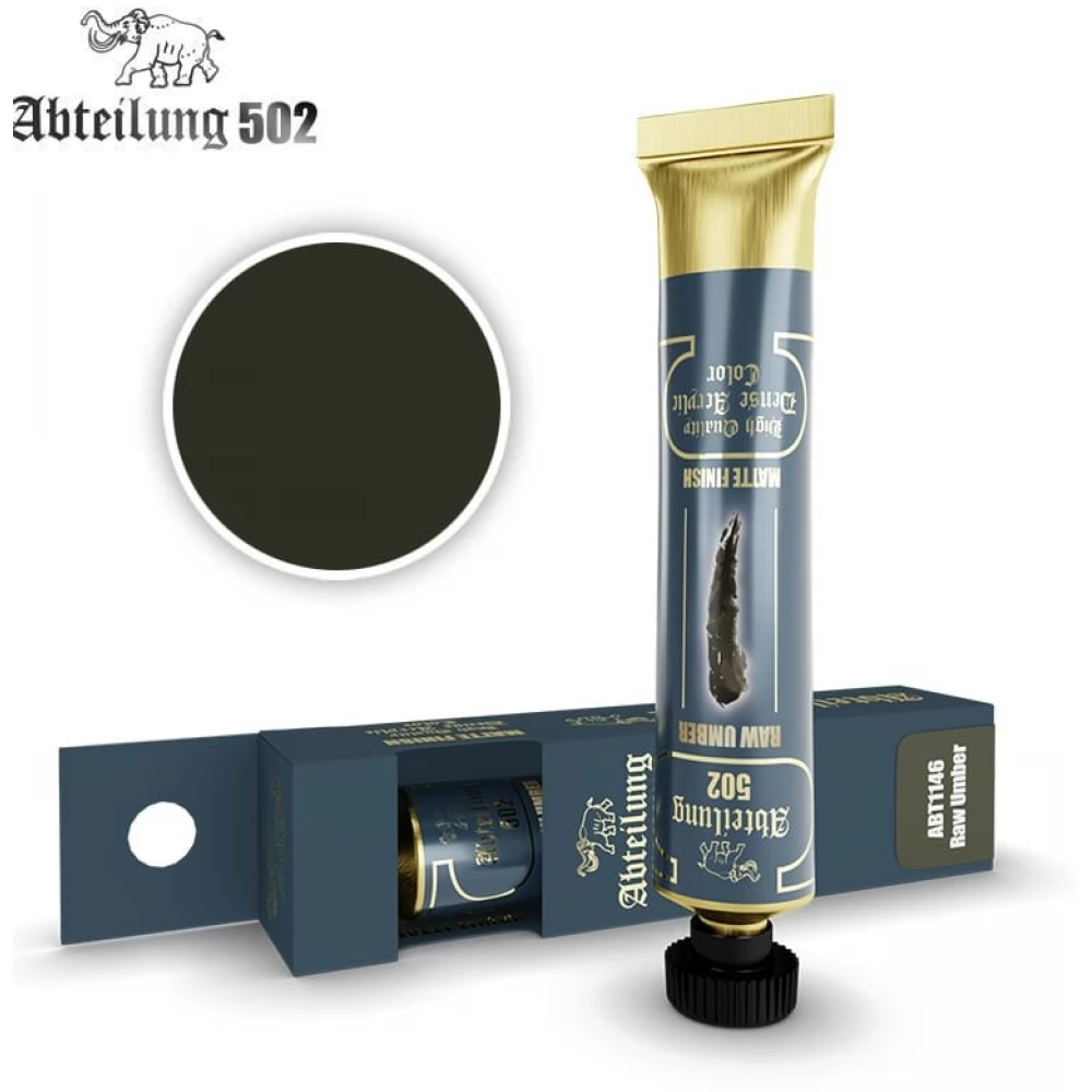 502 Abteilung Oil Colors Nero 20ml - ABT110 Colore Ad Olio Per Modellismo - Foto 4