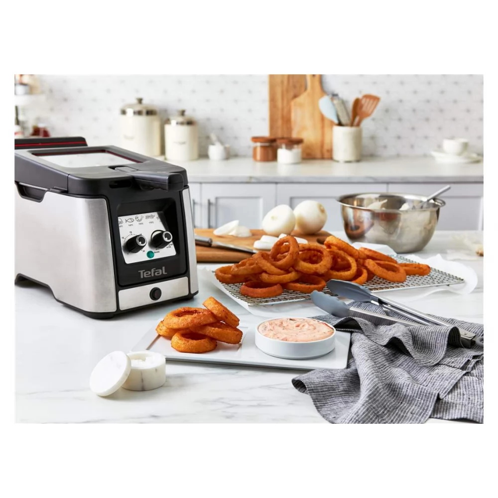 TEFAL FR600D10 Clear Duo Friteza 2000 W 3 5 L Srebrno Crno IPoncomp Hr