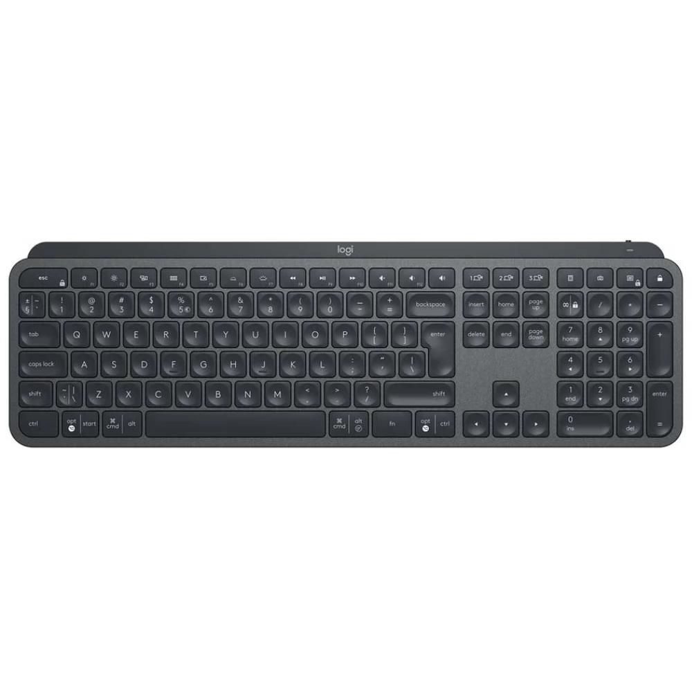thumbnail image 2 of Logitech MX Keys S Wireless Illuminated Keyboard - Graphite - US Layout Refurbished 2 of 4