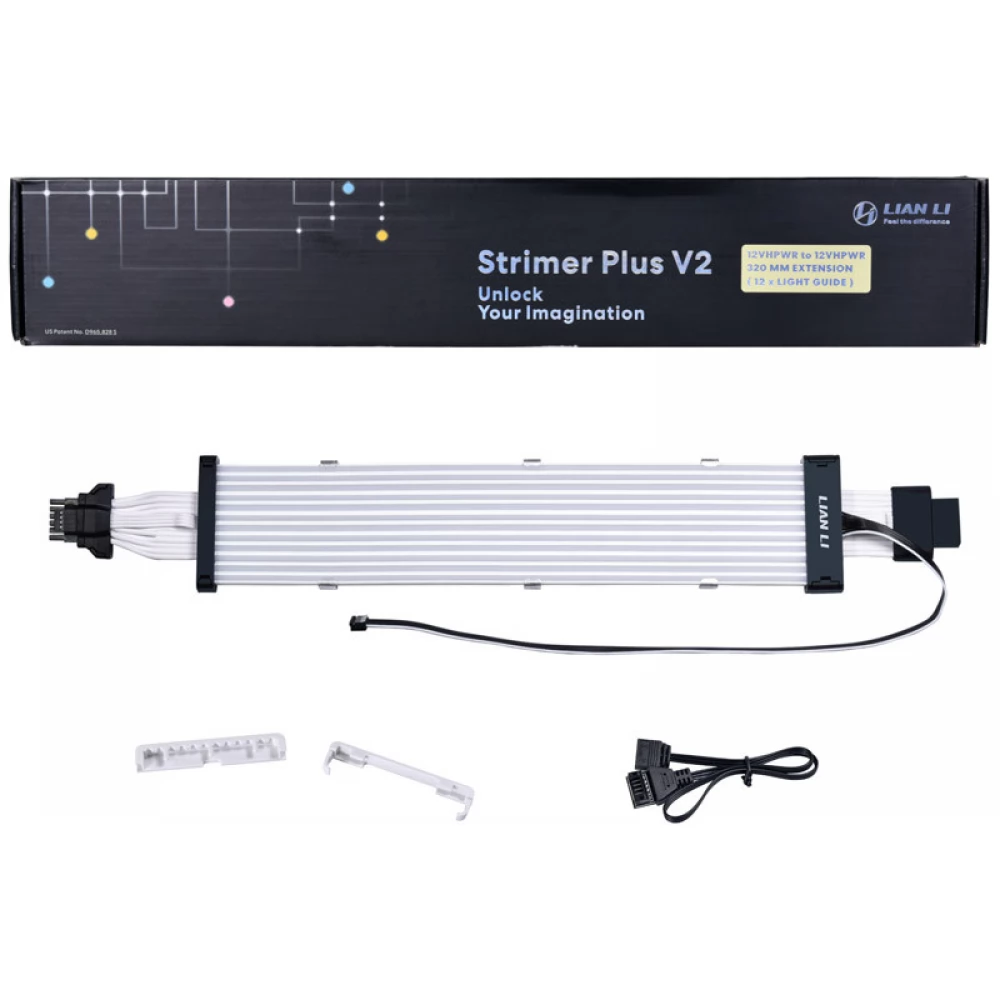 LIAN LI Strimer Plus v2 12VHPWR 16pin VGA power cable 32cm