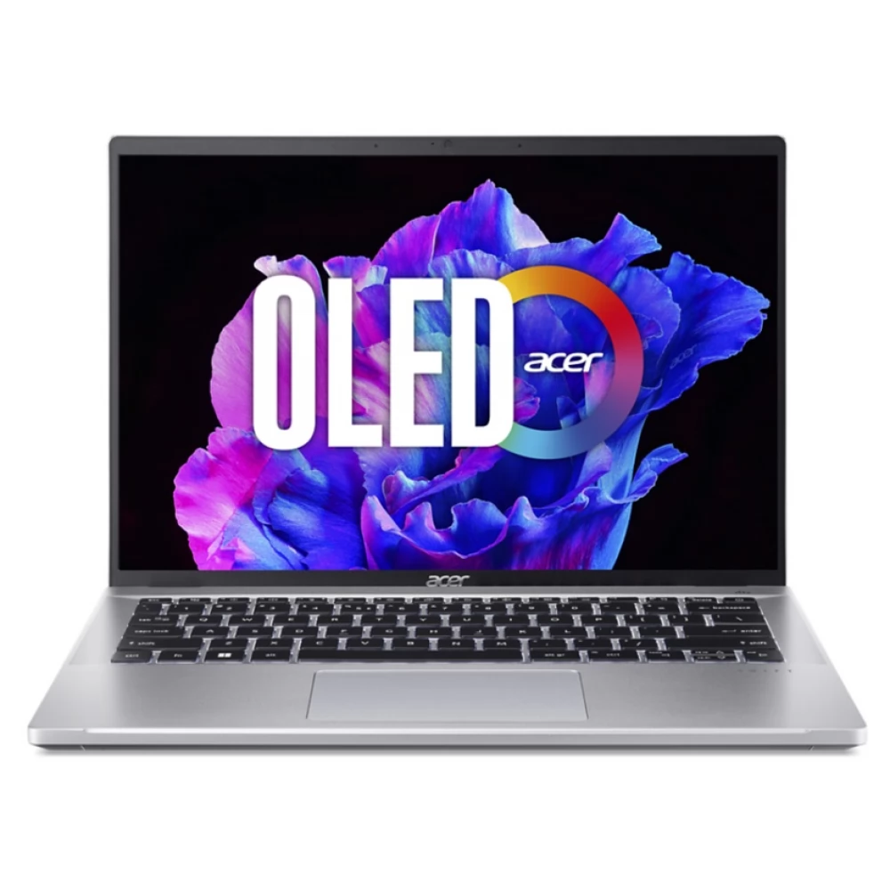 Acer Swift Go SFG14-71-56N8 laptop (14"2,8K/Intel Core i5-1335U/Int.VGA/8GB RAM/512GB/Win11) - ezüst