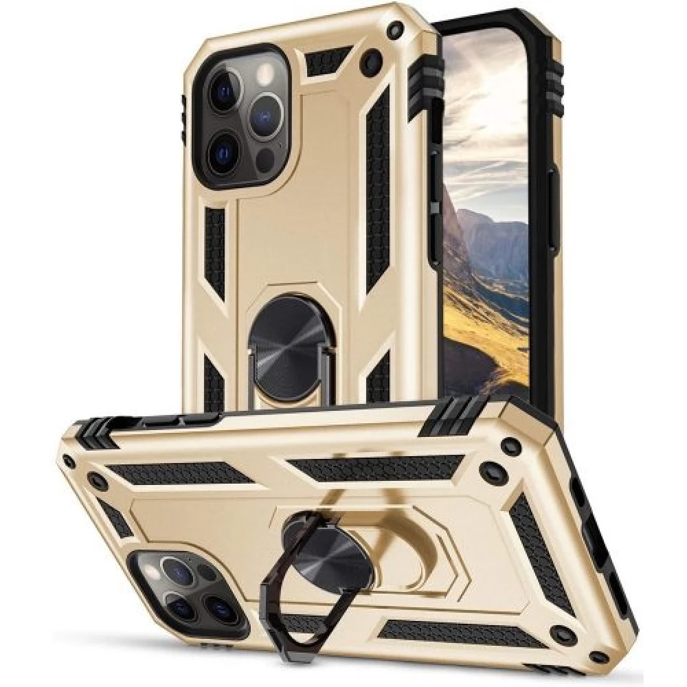 ZONE Defender shockproof back panel phone ring Samsung Galaxy A14 4G / A14  5G gold - iPon - hardware and software news, reviews, webshop, forum