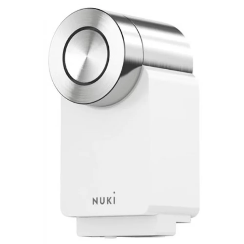 Nuki Smart Lock 3.0 Pro for Euro Cylinder Profile Keyless Smart Door Lock -  White