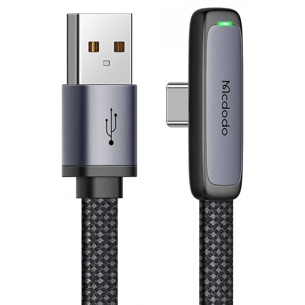 CABLE USB-C A USB 90 GRADOS MALLADO MCDODO CA-334 NEGRO