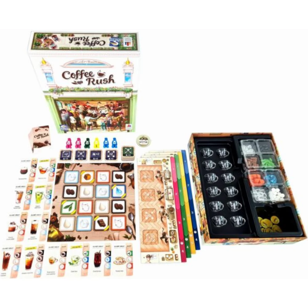 KOREA BOARDGAMES Coffee Rush board game - iPon - hardware and software  news, reviews, webshop, forum