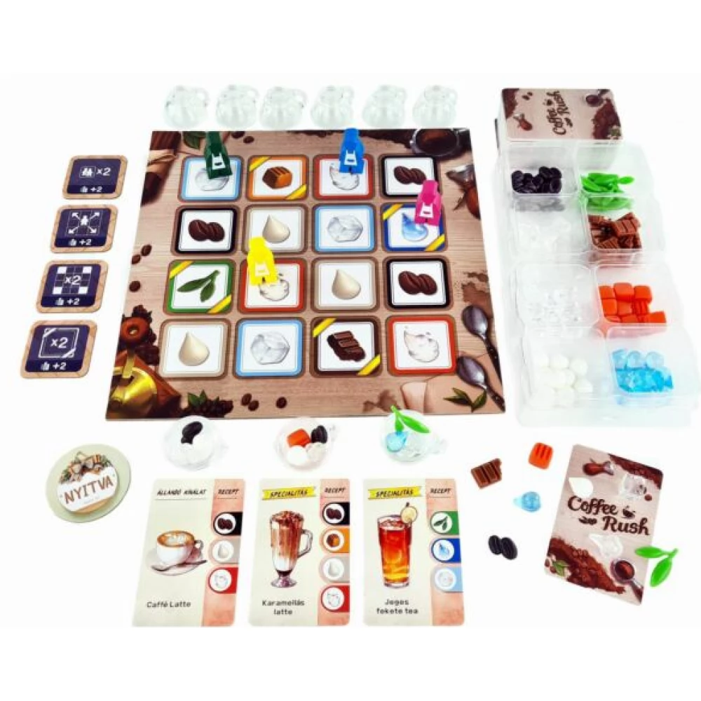 KOREA BOARDGAMES Coffee Rush board game - iPon - hardware and software  news, reviews, webshop, forum