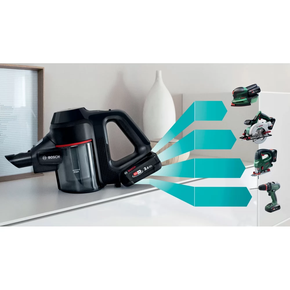 BOSCH BCS712XXL Unlimited 7 Vacuum cleaner rechargeable black