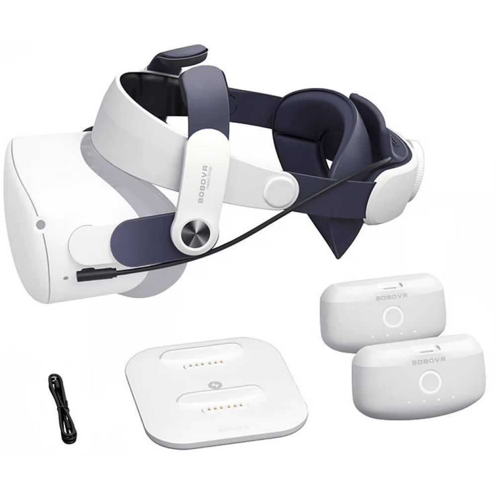 BOBO VR M2 Plus fejpánt Twin akkumulátor az Oculus Quest 2 számára ...