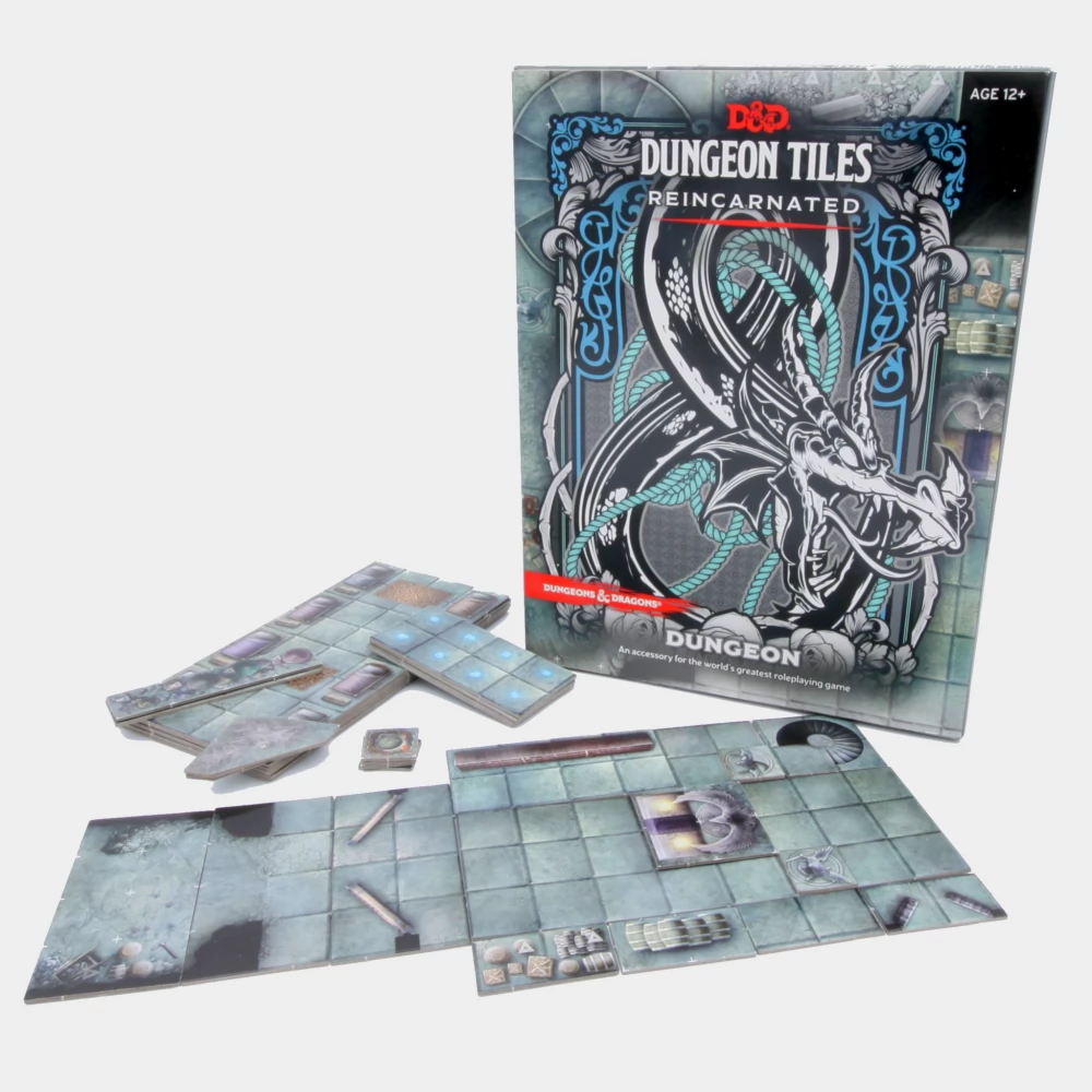 WIZARD OF THE COAST D&D Dungeon Tiles Reincarnated: Dungeon map tile ...