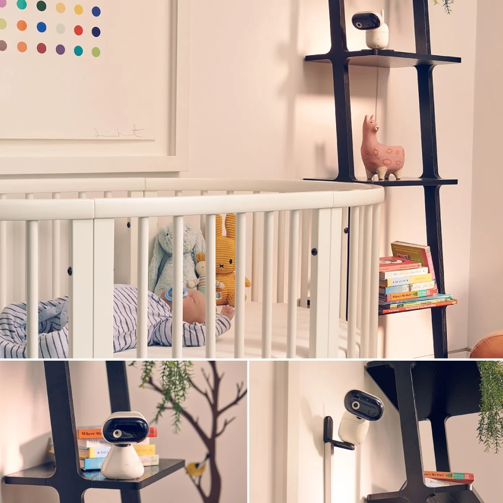 Motorola Nursery Babyfoon Met Camera - Baby Monitor VM34 - Baby Camera Vm34 4 3 Inch Kleurendisplay Infrarood Nachtzicht Terugspreekfunctie Slaapliedjes