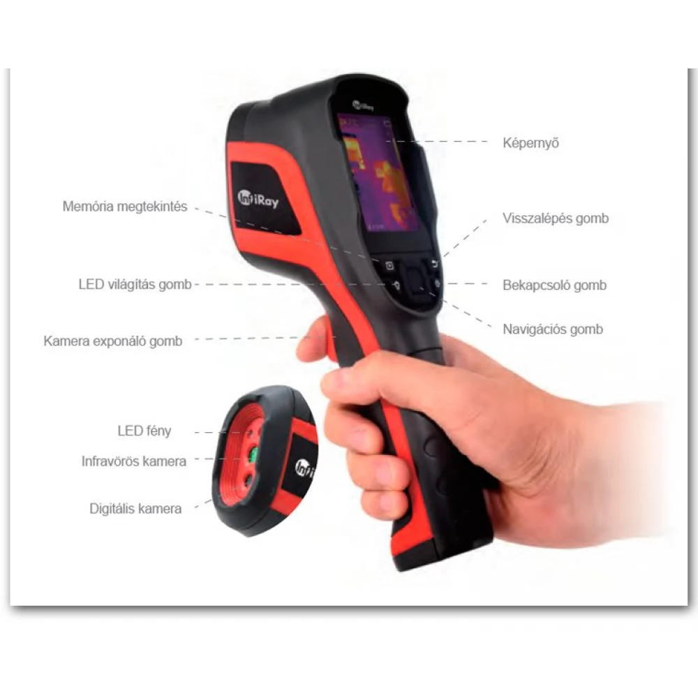 INFIRAY C200+ industrial thermal Imager - iPoncomp.com