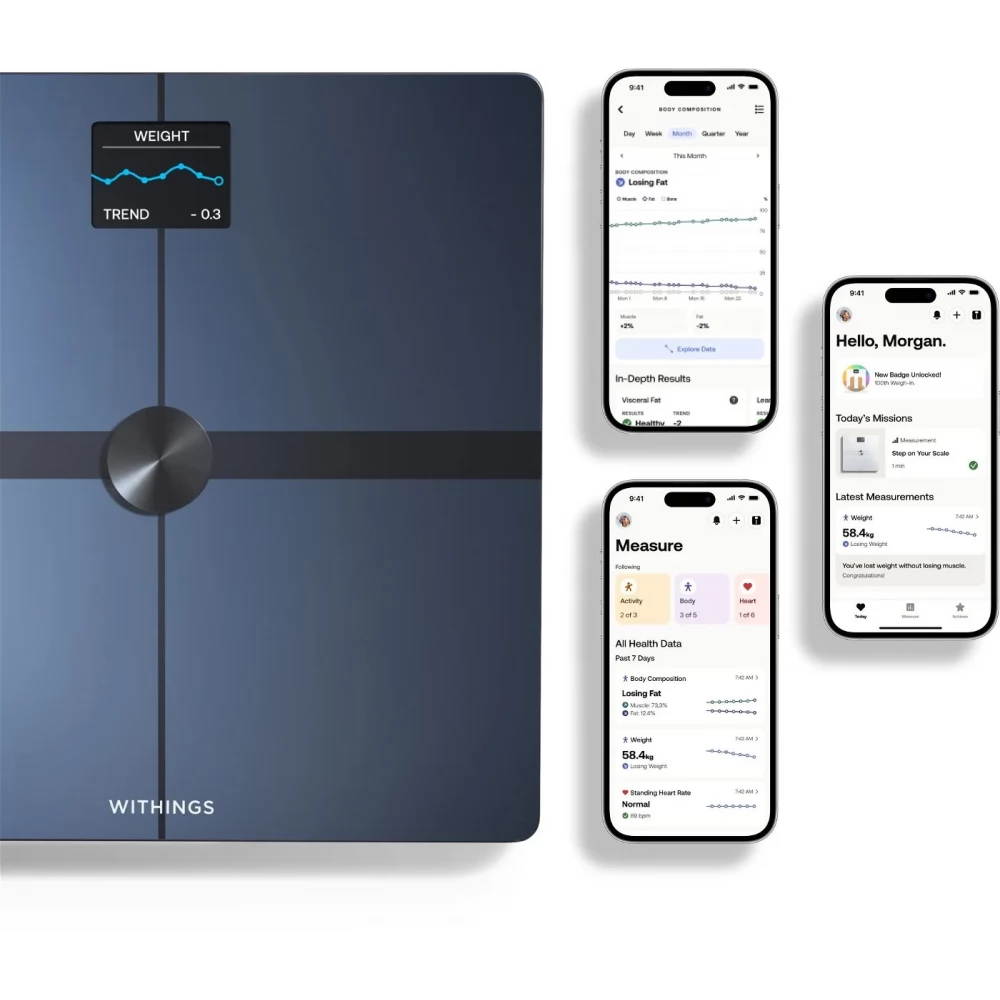 Withings Wbs13 Body Smart Advanced Body Composition Wi Fi Scale Fekete Iponhu 2533