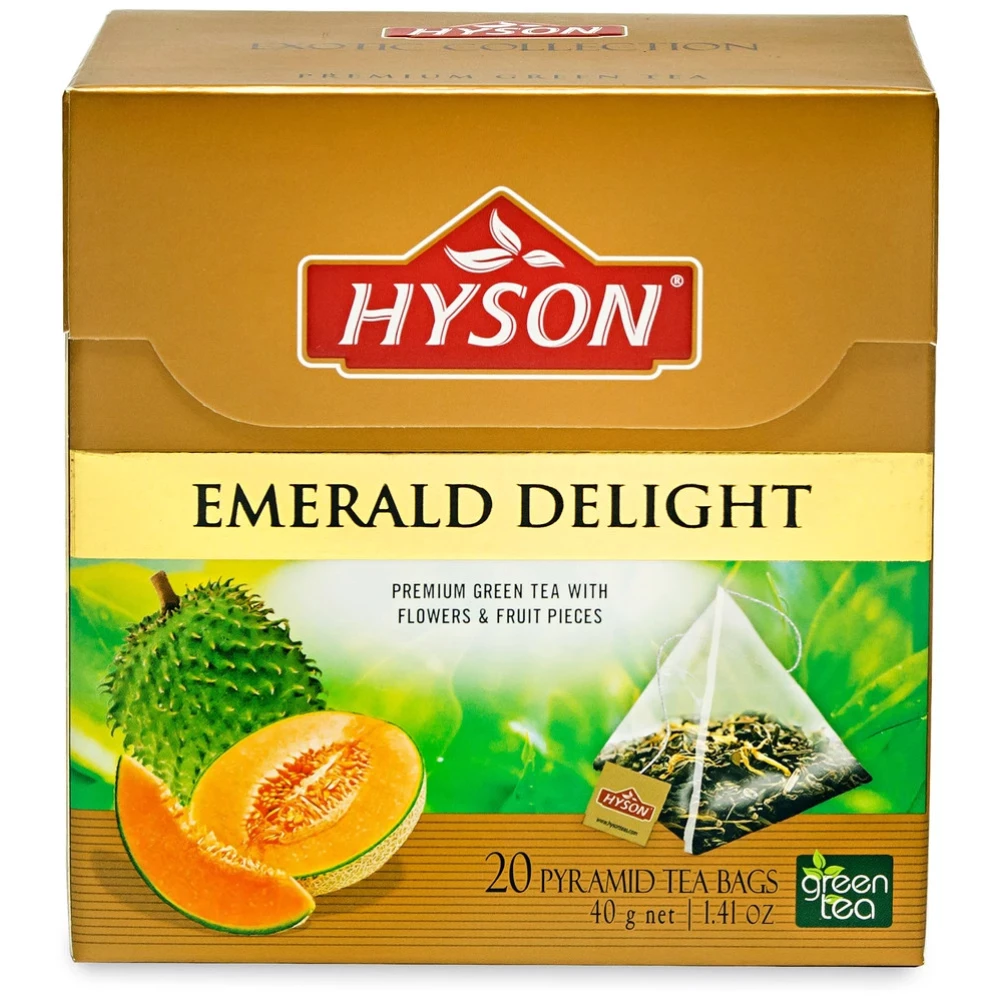 HYSON Hyson emerald delight zöld tea 20x2g 40 g - iPon.hu