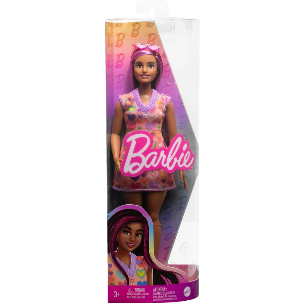 04 icdn.ru girl MATTEL HJT04 Barbie Fashionistas Heart pattern clothes baba - iPoncomp.com