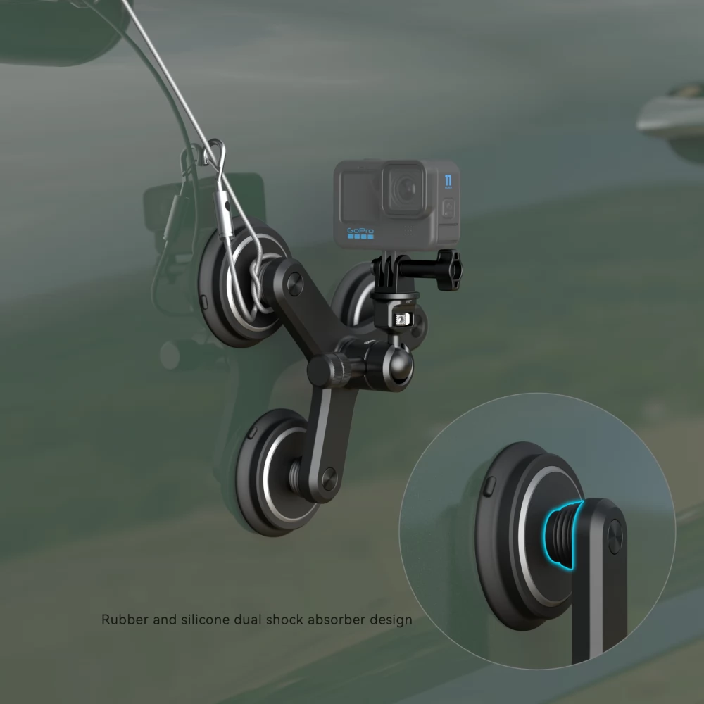 SmallRig Triple Magnetic Suction Cup Mounting Support Kit for Action SmallRig Triple Magnetic Suction Cup Mounting Support Kit for Action