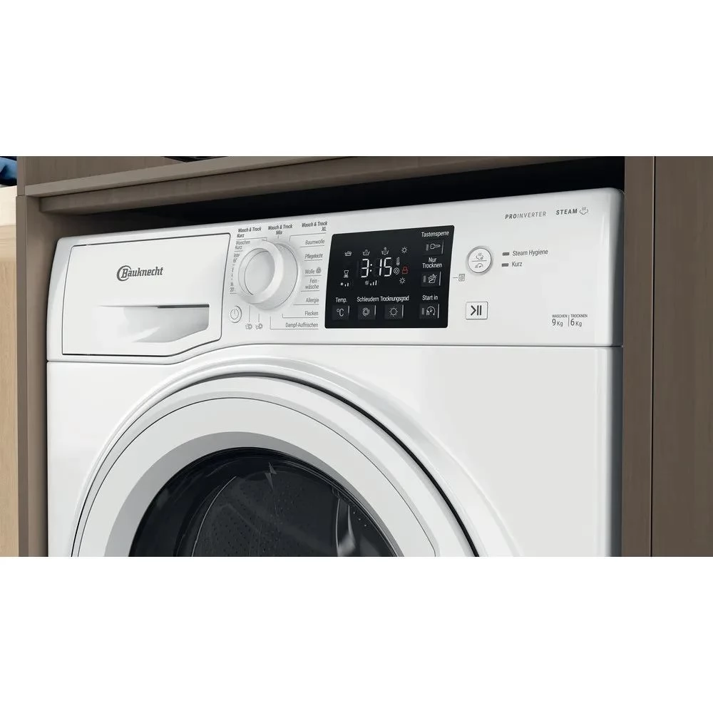 BAUKNECHT WATK Pure 96 43 N Mosó- és szárítógép elöltöltős 9/6 kg D