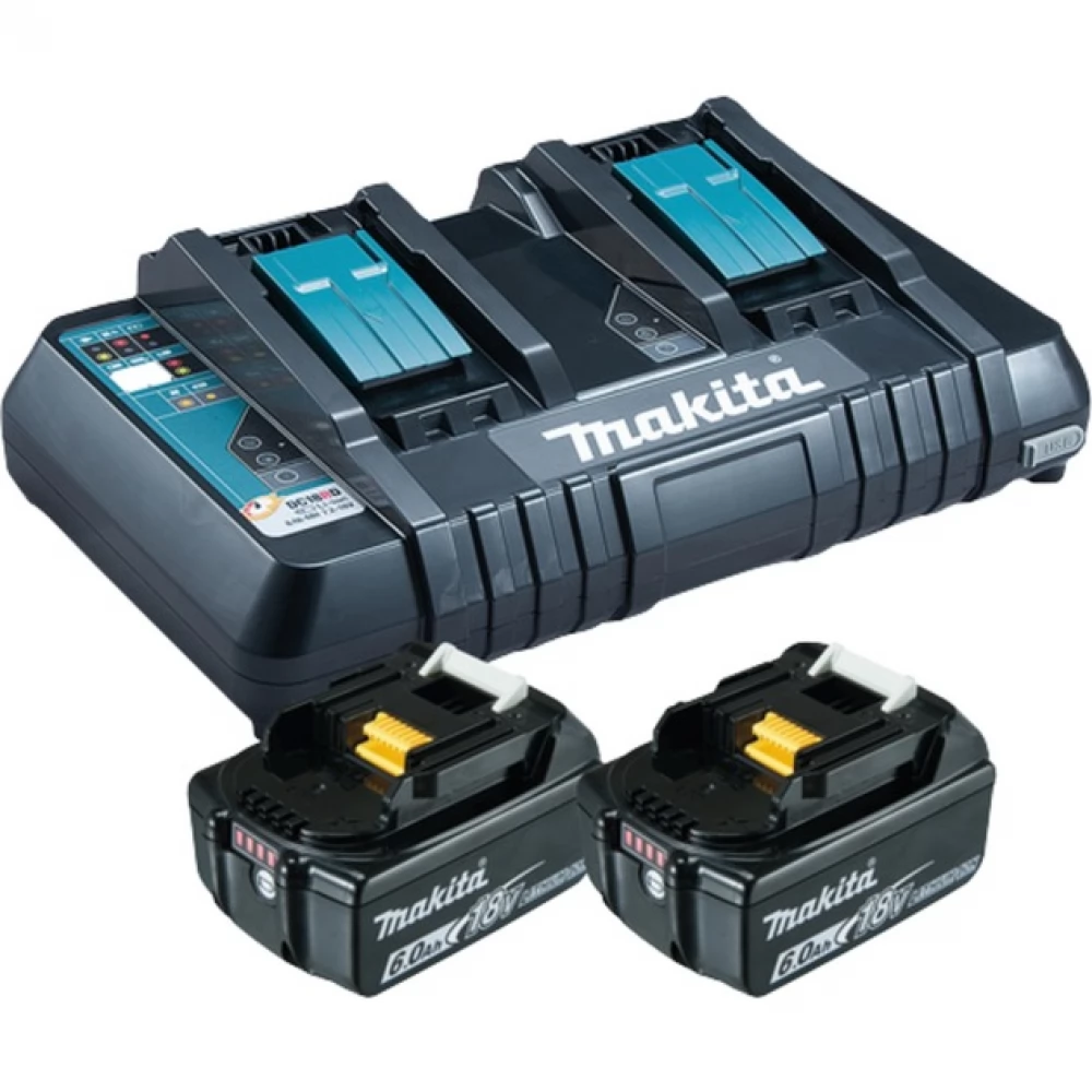 MAKITA 199484-8 BL1860B 18V Battery 6Ah and DC18RD Charger Stock -  iPoncomp.com