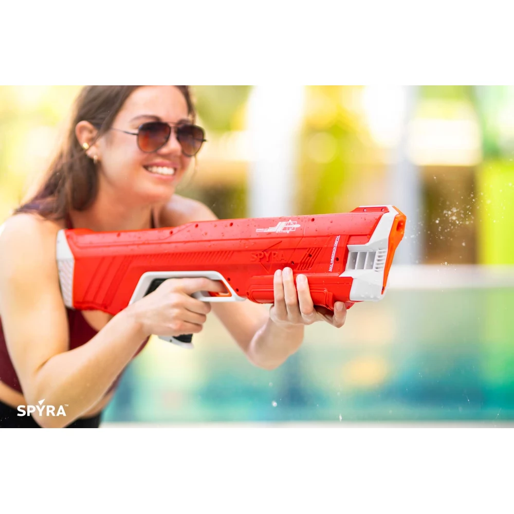SPYRA Three electric water guns red - iPoncomp.com