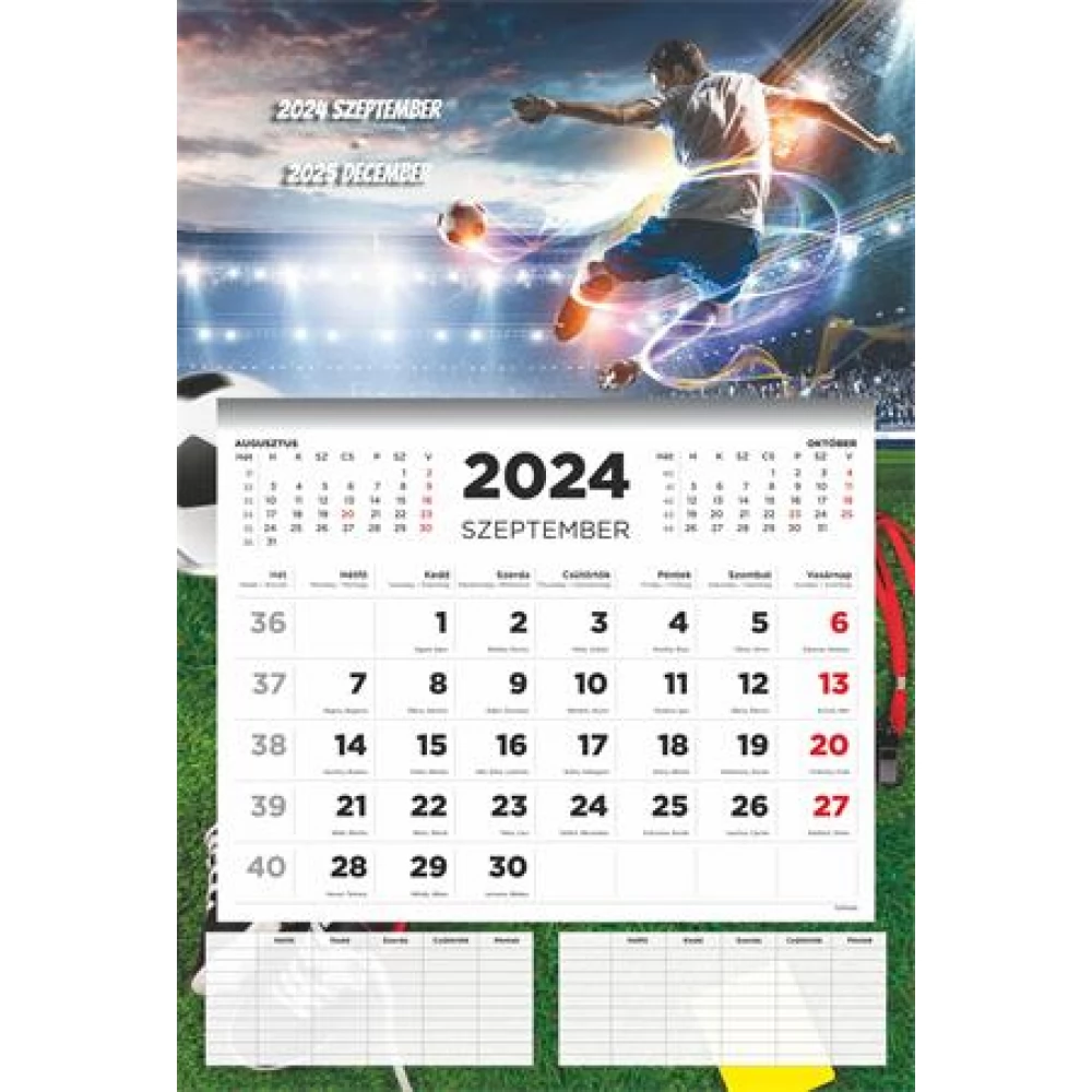 TOPTIMER Calendar mural student 2024/2025 tanév Focis iPon hardware