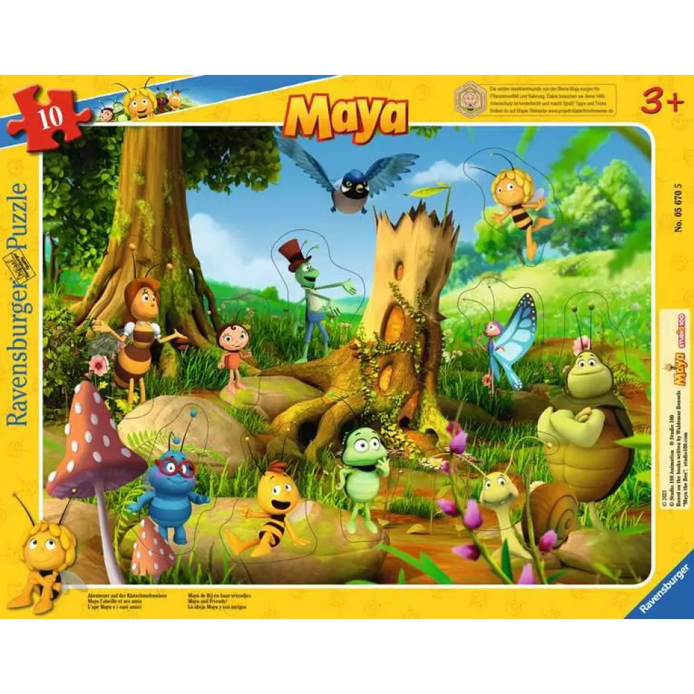 Ravensburger - Puzzle Abeja Maya, Pack De 2 X 24 Piezas (90938
