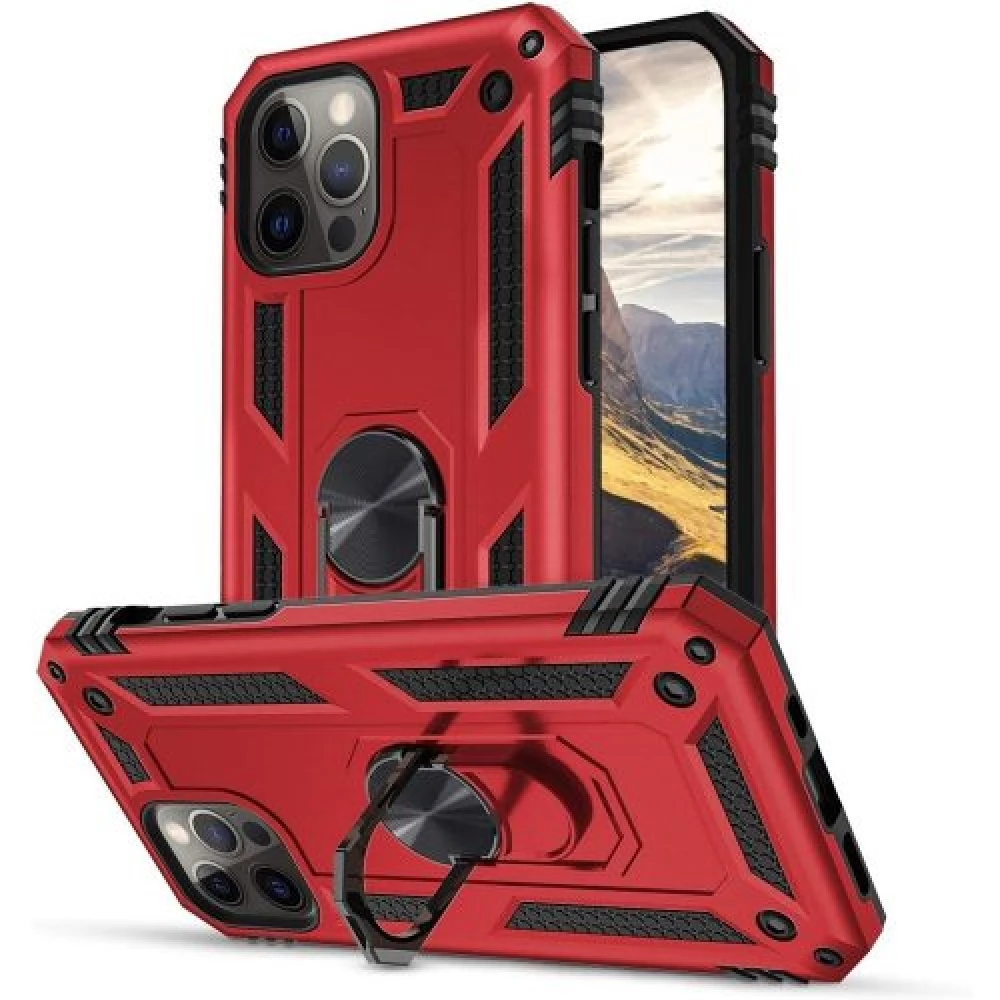 ZONE Defender middle shockproof back panel phone ring Samsung Galaxy A34 5G  red - iPon - hardware and software news, reviews, webshop, forum