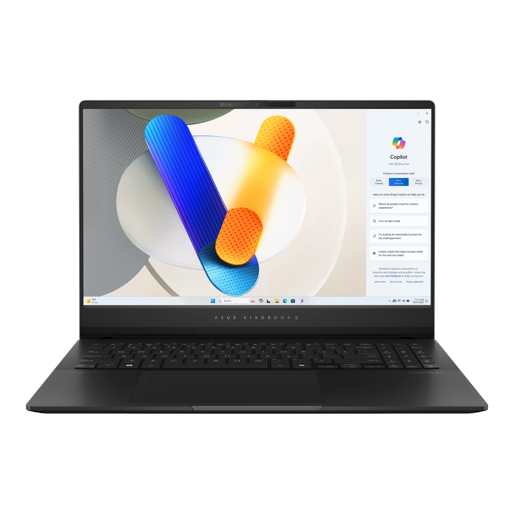 Asus CONS NB Vivobook M5506NA-MA014 15.6" 3K OLED, Ryzen 5 7535HS, 16GB, 512GB M.2, NOOS, Fekete