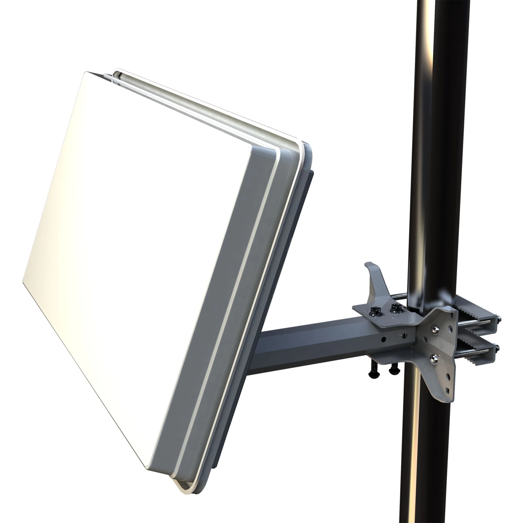 Metronic 498250 Catalysta Set antenne met LNB (digitaal, universeel, wit staal, 80 cm diameter