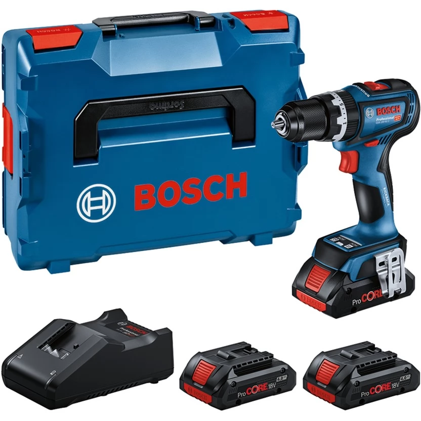 Bosch Gsb 18v 90 C Professional Akkus ütvefúró Csavarozógép 3x