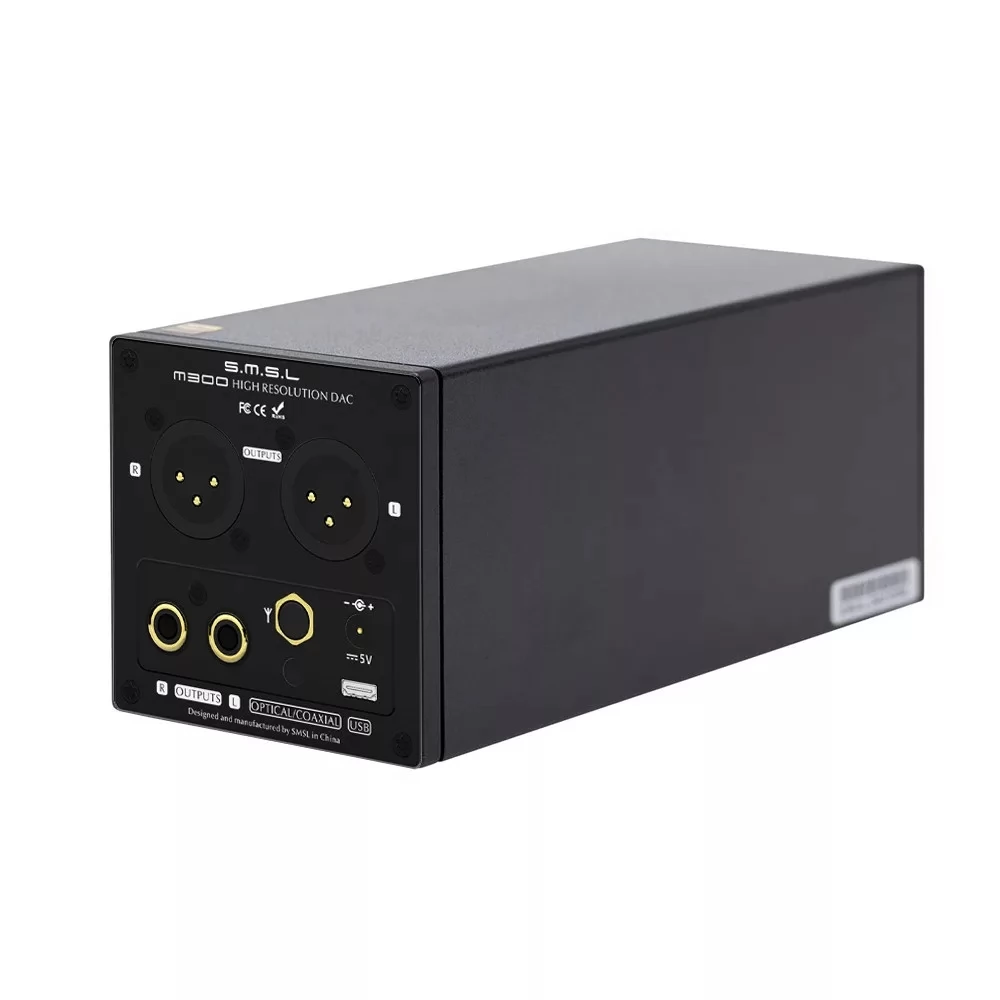 SMSL M300 MK2 DAC Bluetooth 32bit 768kHz DSD512 Black - iPoncomp.com