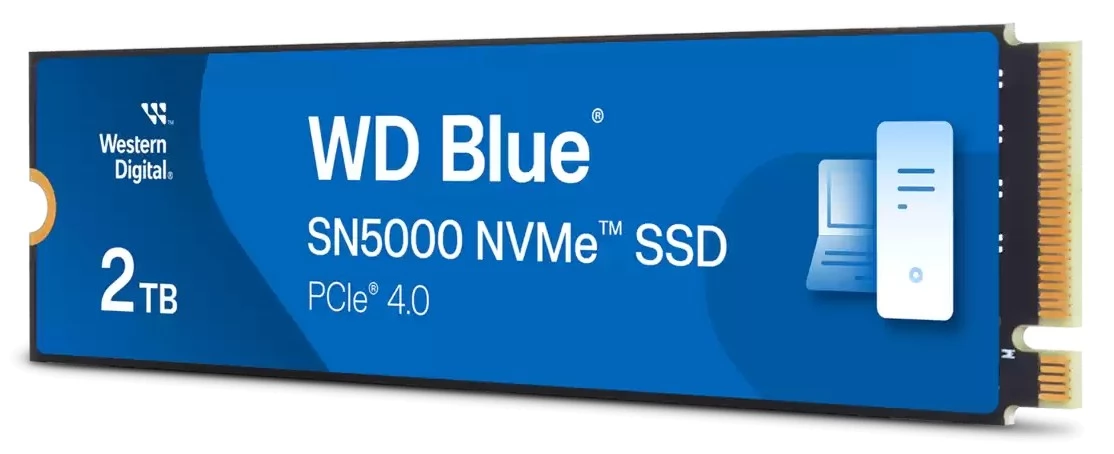 WD 2TB Blue SN5000 M.2 PCIe M.2 2280 WDS200T4B0E - iPoncomp.com