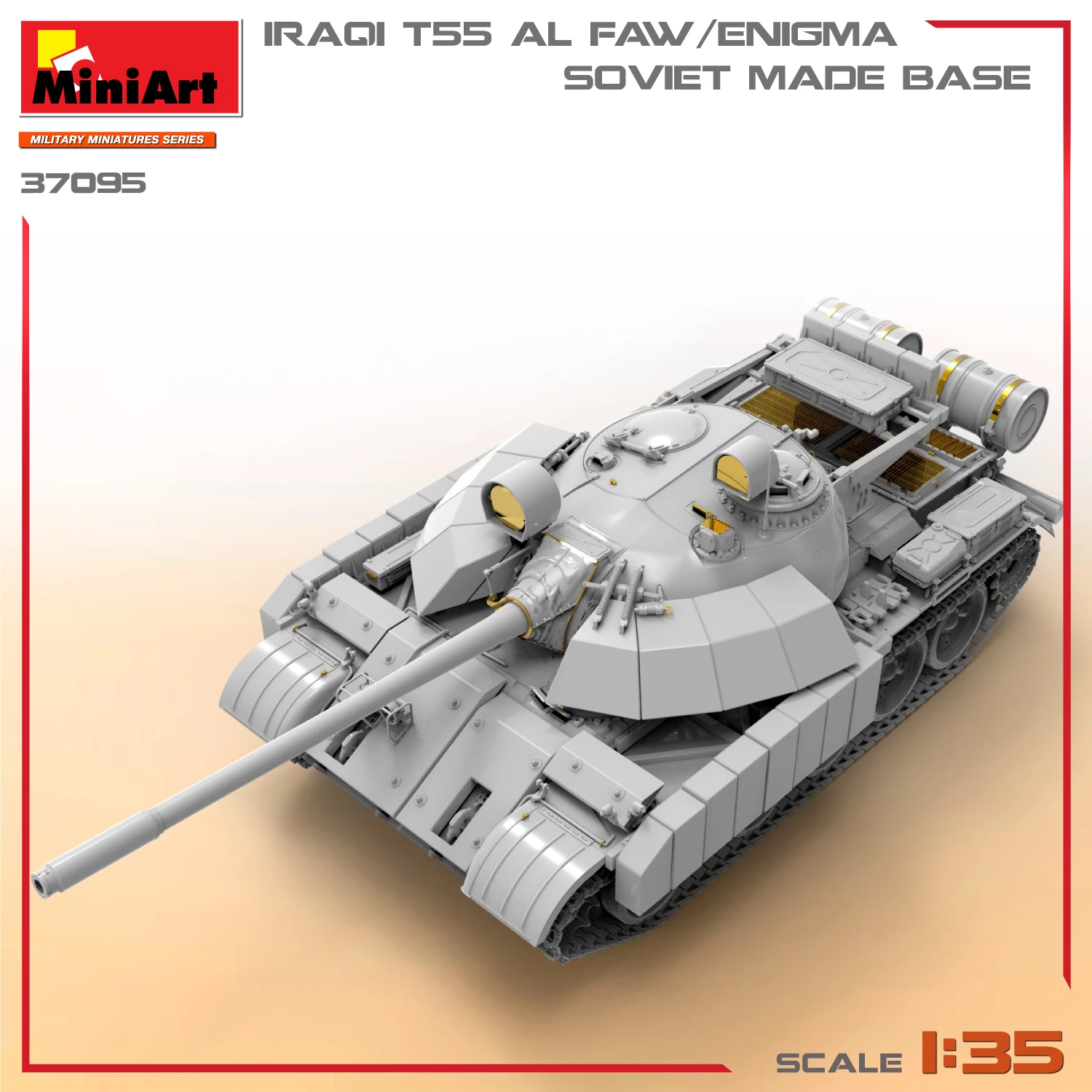 MINIART 1/35 T-55 Al Faw/Enigma. Soviet Made Base iraki