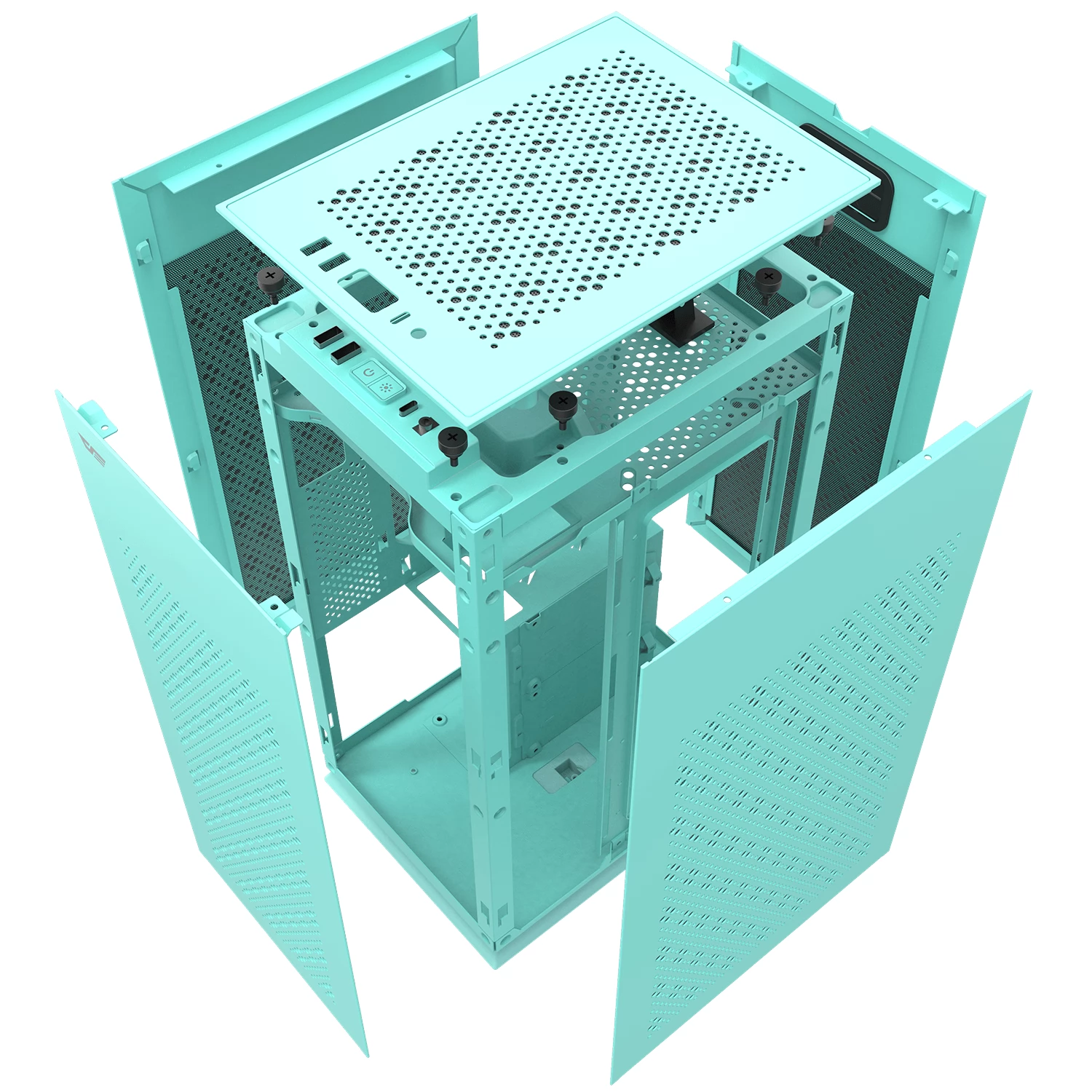 DARKFLASH DLH21 Mini-ITX Neo Mint - iPoncomp.com