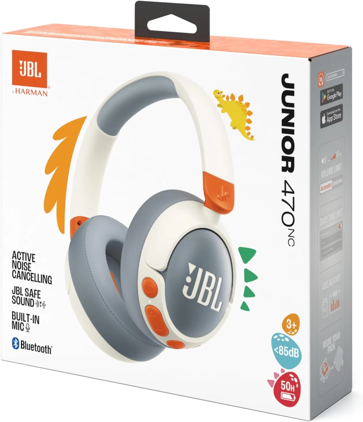 JBL Junior 470NC | Wireless over-ear noise cancelling kids