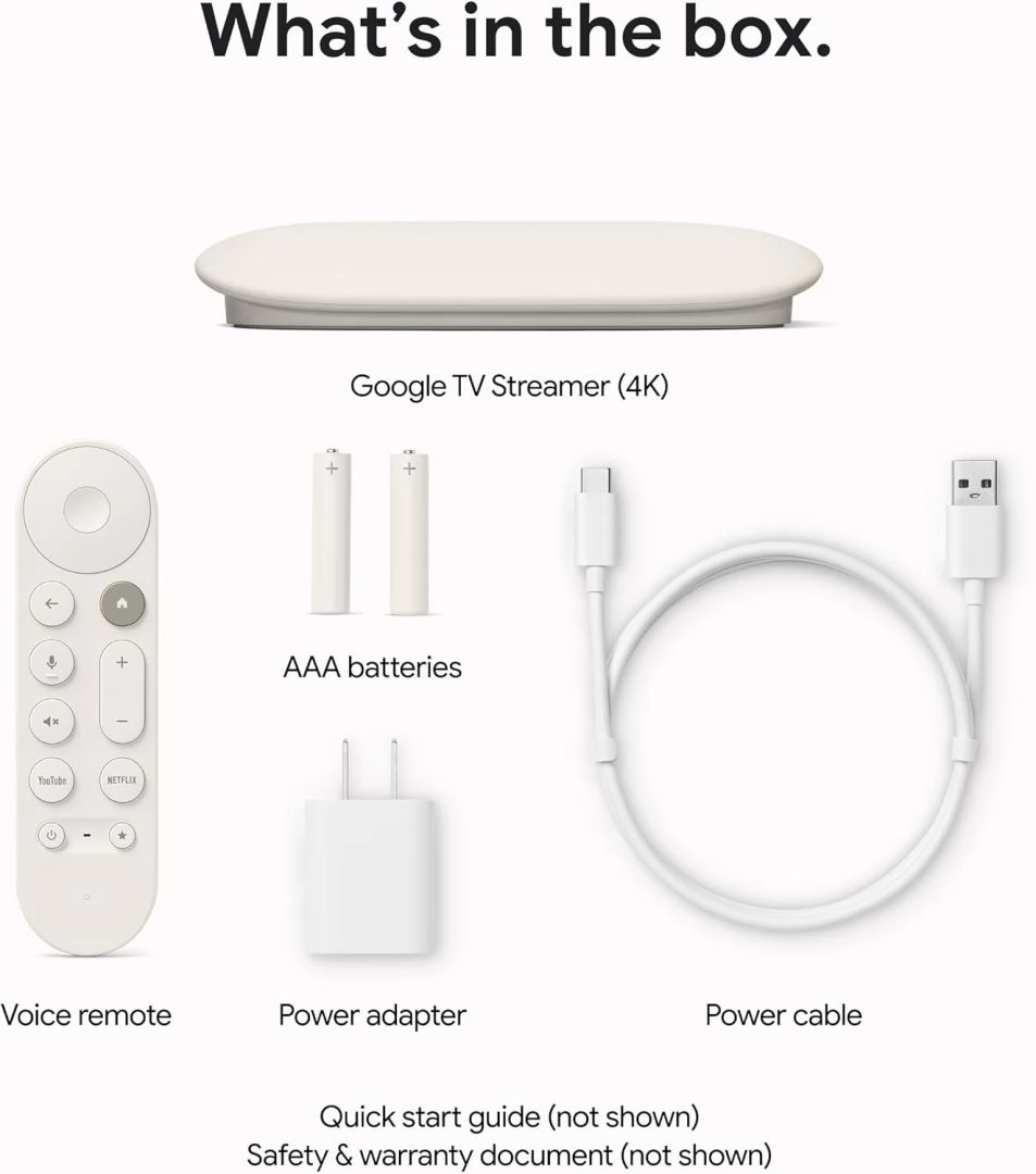 GOOGLE TV Streamer (4K) white - iPoncomp.com GOOGLE TV Streamer (4K) white - iPoncomp.com